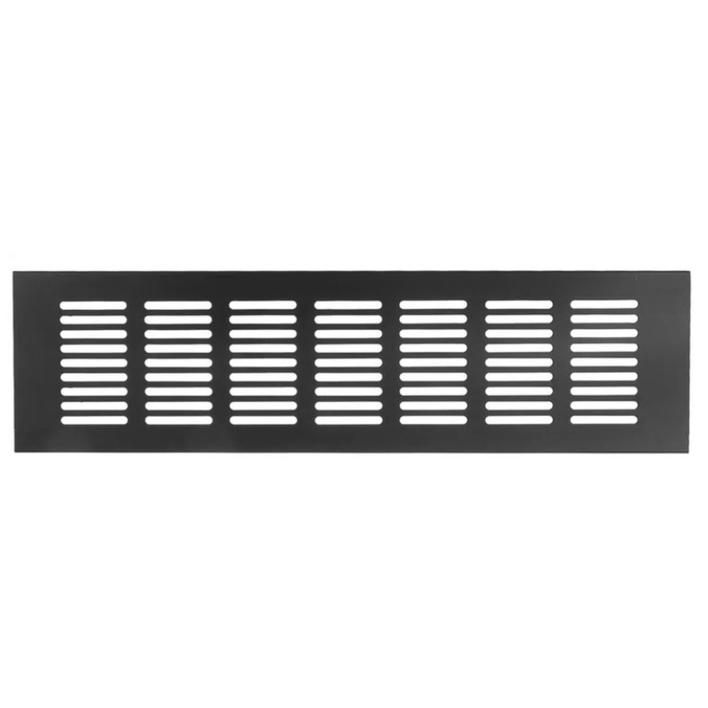 Ventilatierooster Zwart 500x60 Aluminium