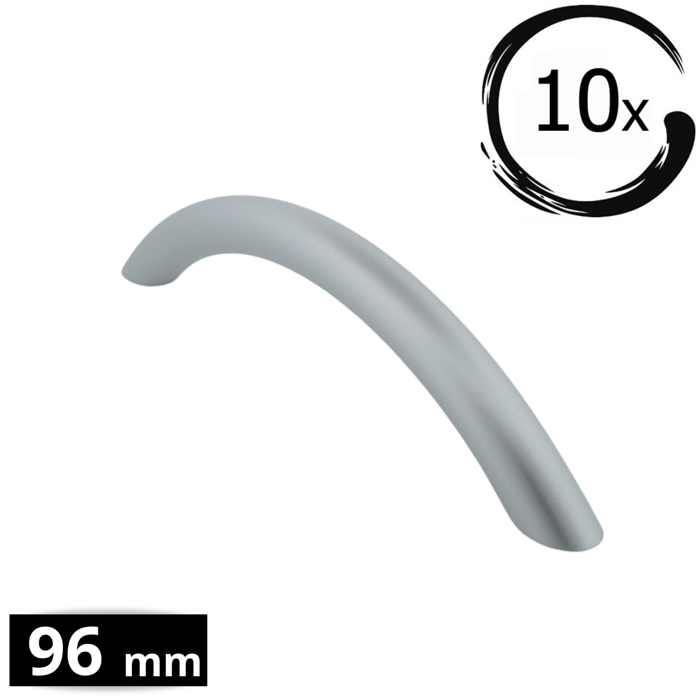 10X Handgreep 96mm Aluminium – Chicago