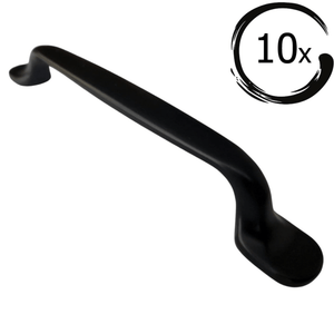 10X Handgreep Amarillo 128 mm Zwart