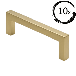 Dallas 128 mm RVS Goud Set 10