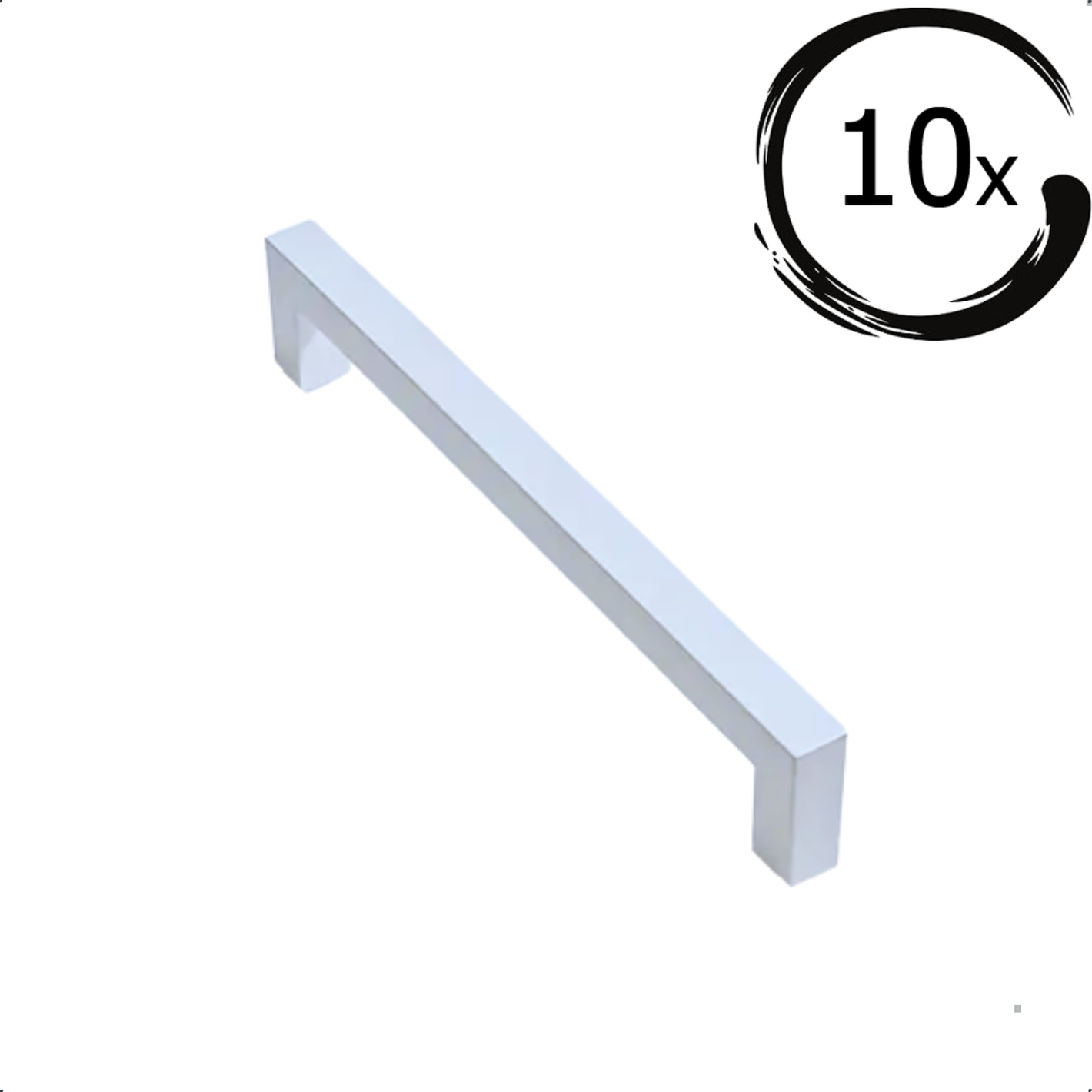 10X Handgreep Twig 96MM Wit