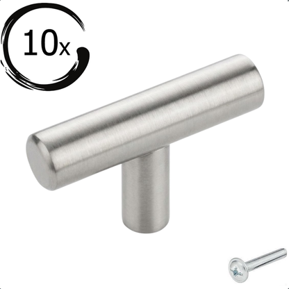 10X Deurknop 50mm RVS – Denver