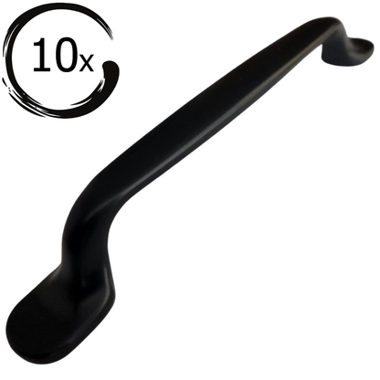 10X Handgreep Amarillo 128 mm Zwart