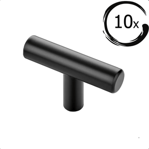 10X Deurknop Mesa zwart