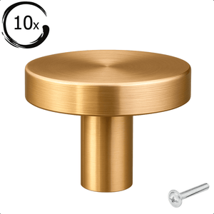 10X Deurknop 30mm Goud – Harbor - BY MJM - GMJ79-10