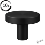 10X Deurknop 30mm Zwart – Harbor - BY MJM - GMJ91-10