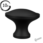 10X Deurknop 32mm Zwart – Rapid - BY MJM - GMJ93-10