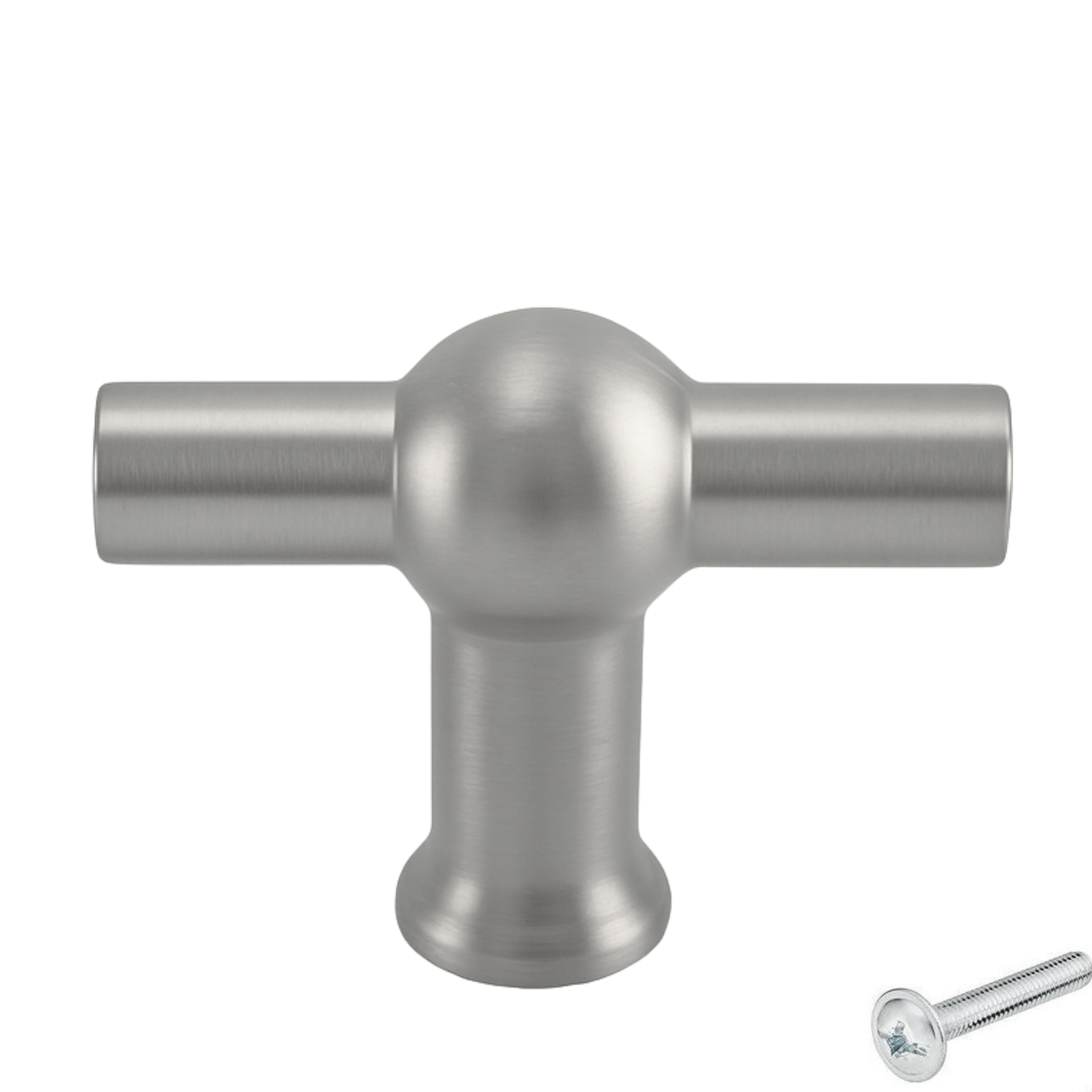 10X Deurknop 48mm RVS – Kansas T - greep - BY MJM - GMJ53-10