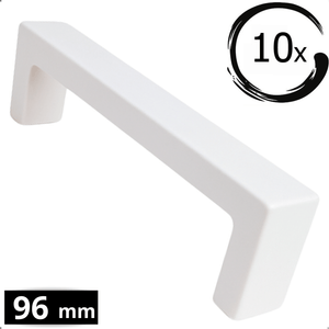 10X Handgreep 96mm RVS Wit – Atlanta - BY MJM - GMJ64-10