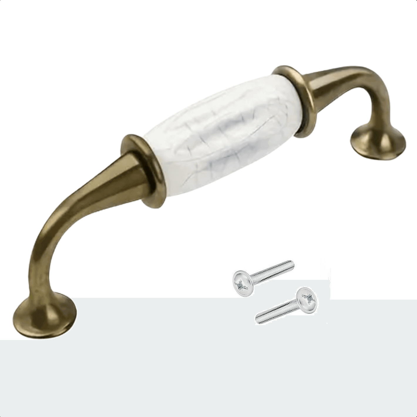 Handgreep Enid 128 mm Wit Brons