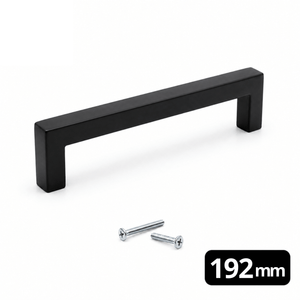 Handgreep 192mm RVS Zwart – Dallas