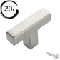 20X Meubelknop 50mm RVS – Dallas