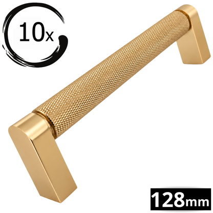 10X Handgreep 128mm RVS Goud – Miami