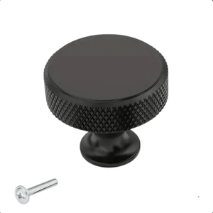 20X Deurknop 30mm Aluminium Zwart – Lowell - BY MJM - GMJ103-20