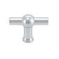 20X Deurknop 48mm Chroom – Kansas T - greep - BY MJM - GMJ54-20