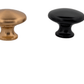 20X Deurknop Macon 27 mm – Aluminium Zwart - BY MJM - GMJ01-20