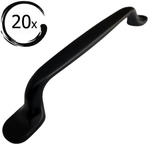 20X Handgreep 128mm Zwart – Amarillo - BY MJM - GMJ44-20