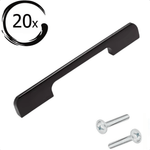 20X Handgreep 128mm/160mm Aluminium Zwart – Seattle - BY MJM - GMJ03-20