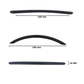 20X Handgreep 160mm Aluminium Zwart – Chicago - BY MJM - GMJ23-20