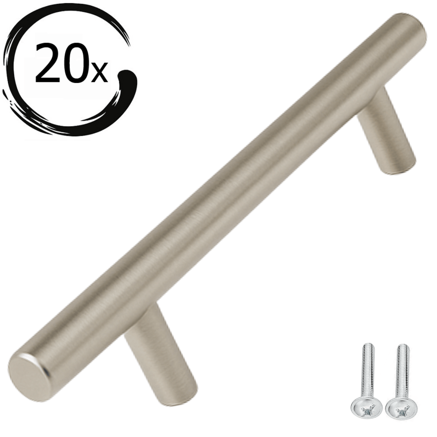20X Handgreep 160mm RVS – Denver - BY MJM - GMJ85-20