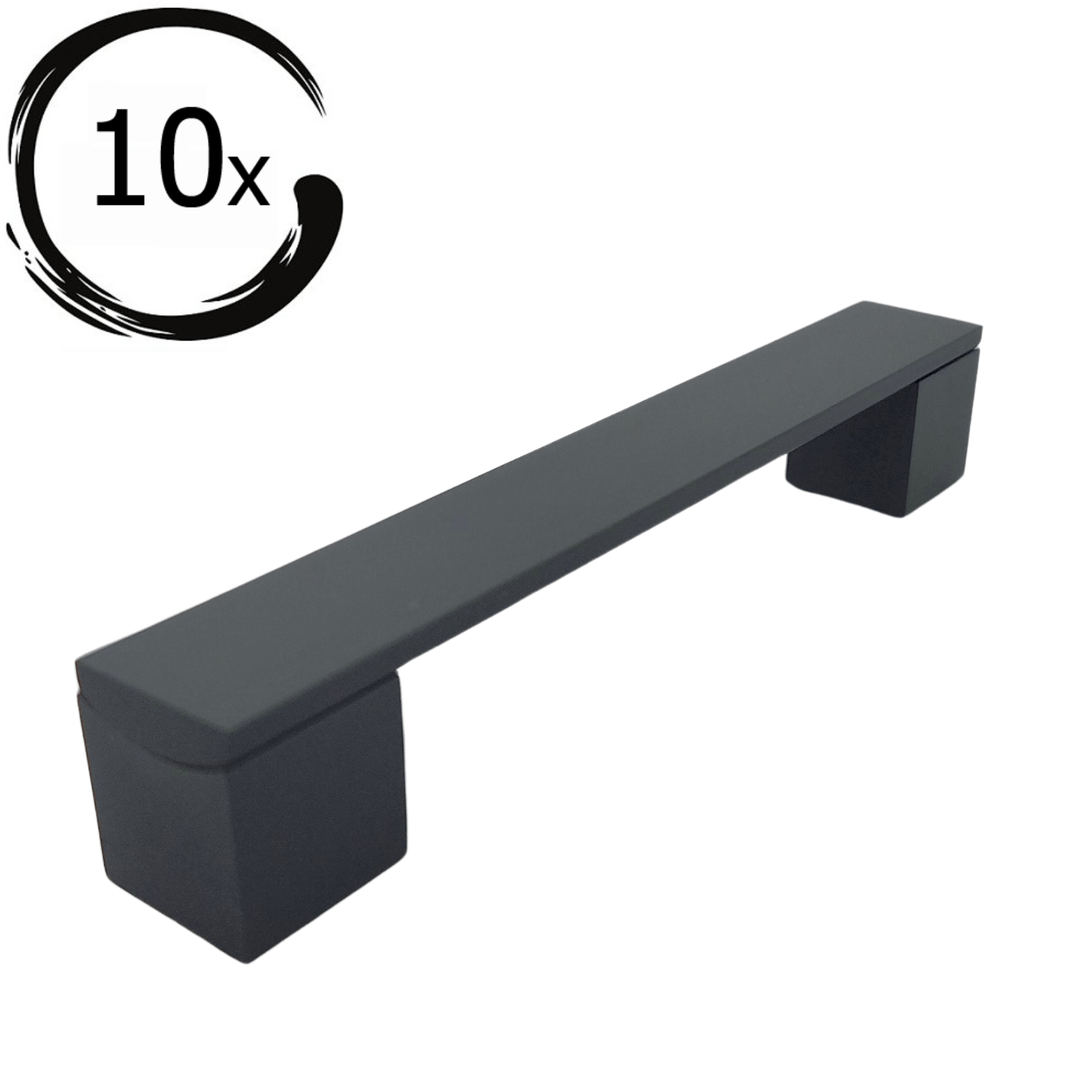 20X Handgreep 192mm Aluminium Zwart – Austin - BY MJM - GMJ75-20