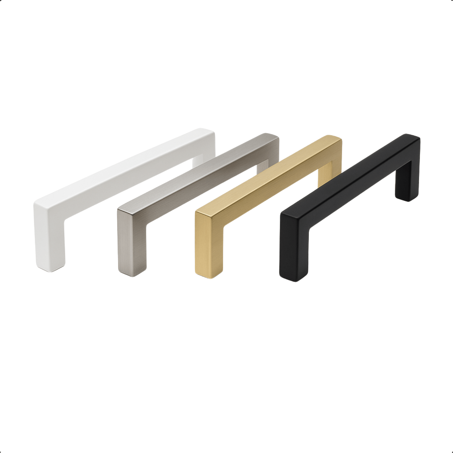 20X Handgreep Dallas 128 mm – RVS Zwart - BY MJM - GMJ04-20