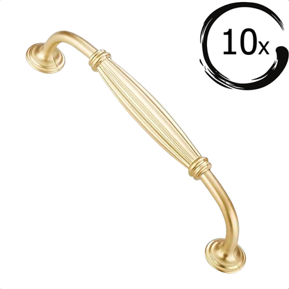 10X Handgreep Norfolk 128 mm Goud