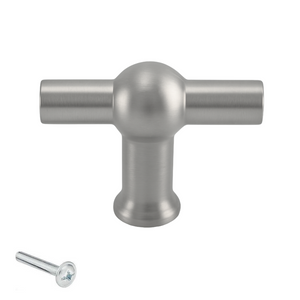 Furniture knob T-Handle black