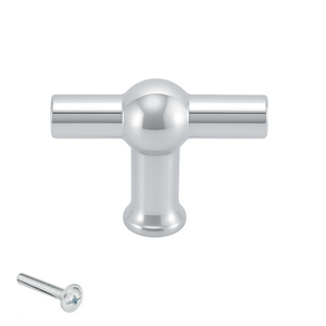 Furniture knob T-Handle black