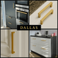 Dallas 128 mm RVS Goud Set 5