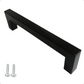 Handgreep Dallas 160 mm RVS Zwart