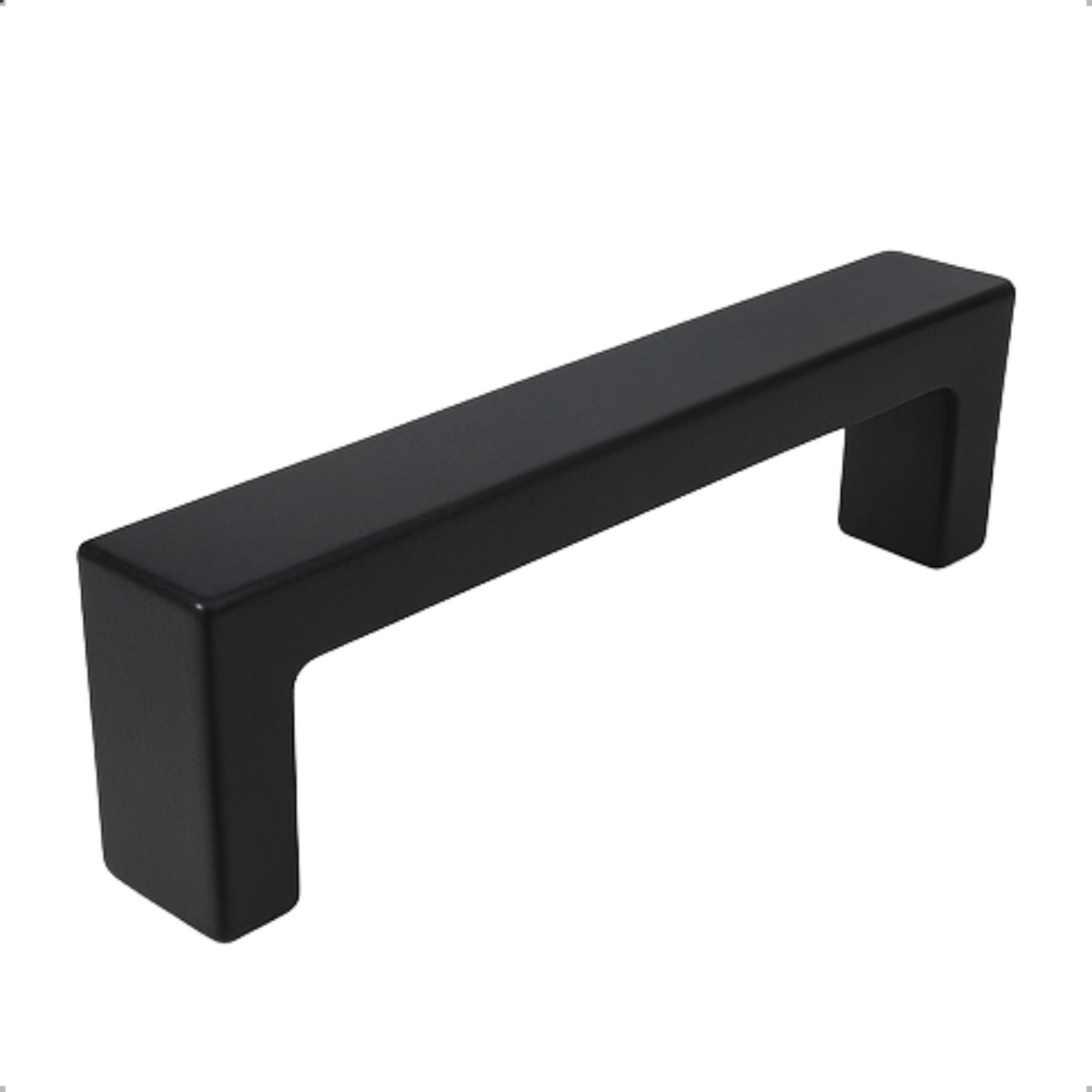Detail afgeronde vorm Atlanta handgreep 160mm mat zwart