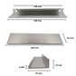 Handgreep Fargo 200 mm Aluminium