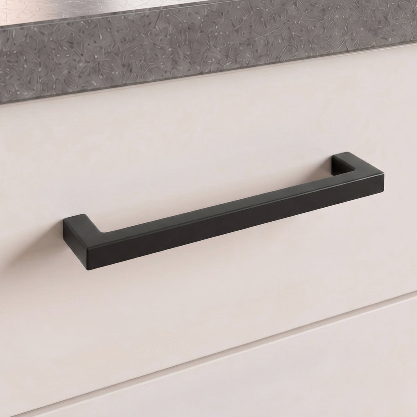 Handgreep 128mm RVS Zwart – Dallas