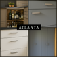 Handgreep Atlanta 96 mm RVS