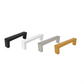 Handgreep Atlanta 128 mm RVS Wit