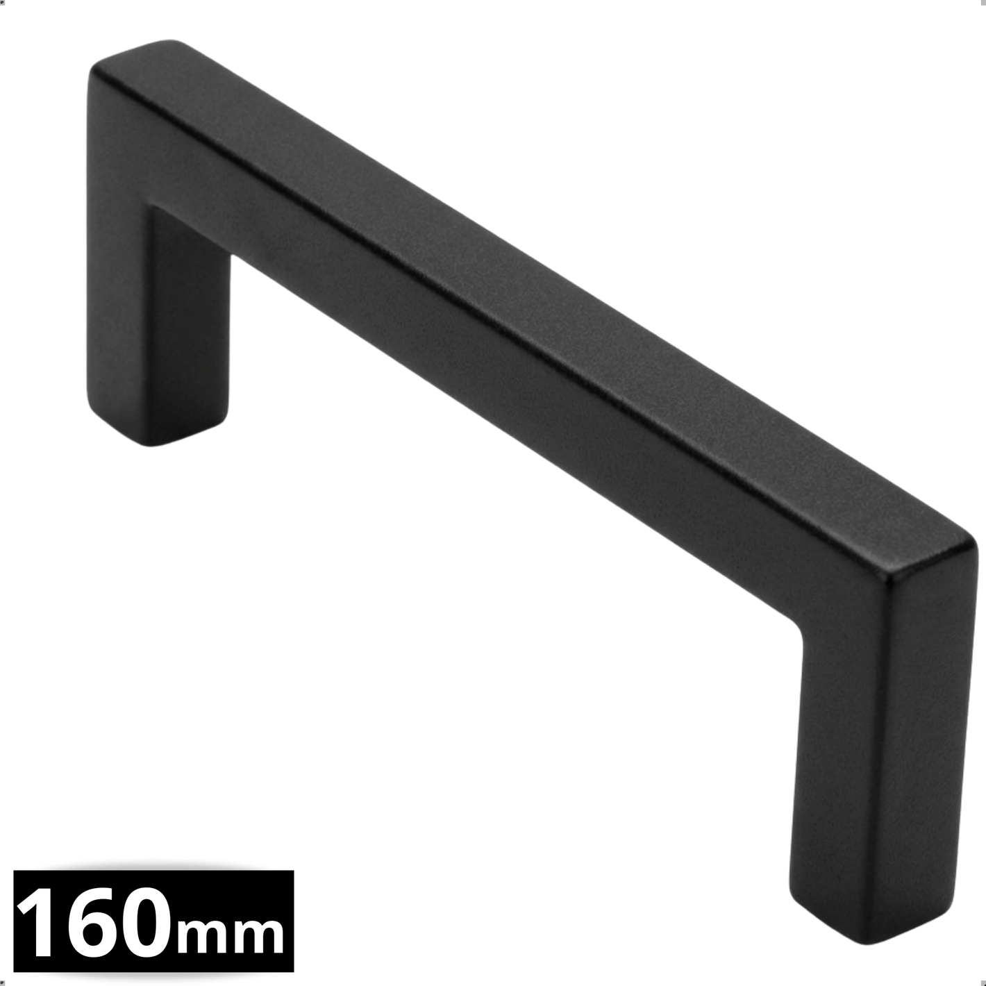 Handle Black 160 mm Modern