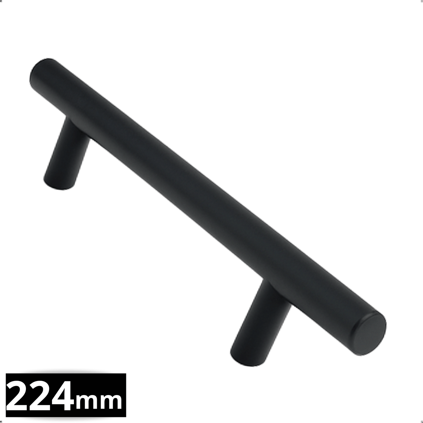 Handgreep 224 RVS Zwart – Denver