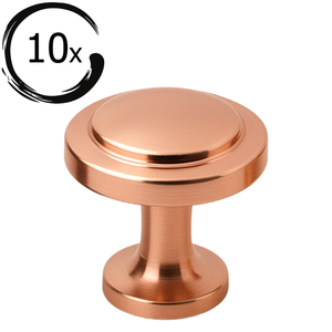 10X Deurknop Memphis 32 mm Rose