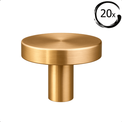 20X Deurknop Harbor Goud