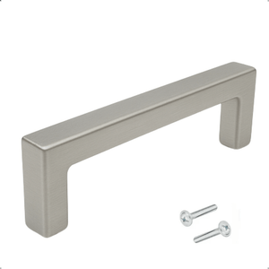 20X Handgreep Dallas 192 mm RVS met moderne uitstraling en bijbehorende bevestigingsschroeven.