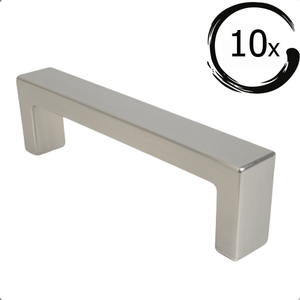 10X Handgreep / Meubelgreep Atlanta 128 mm RVS
