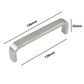 Handle 128 MM Stainless Steel Slim