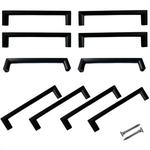 Aurora 128 mm kunststof Zwart Set 10 - BY MJM - KN128MM