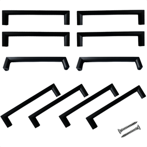 Aurora 128 mm kunststof Zwart Set 10 - BY MJM - KN128MM