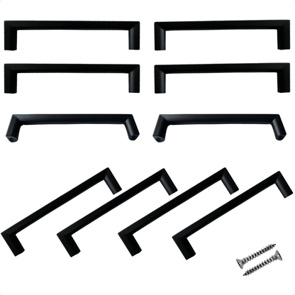 Aurora 128 mm kunststof Zwart Set 10 - BY MJM - KN128MM