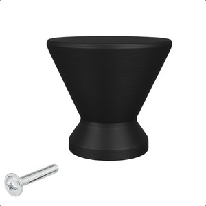 Deurknop 25mm Zwart – Dover - BY MJM - GMJ78