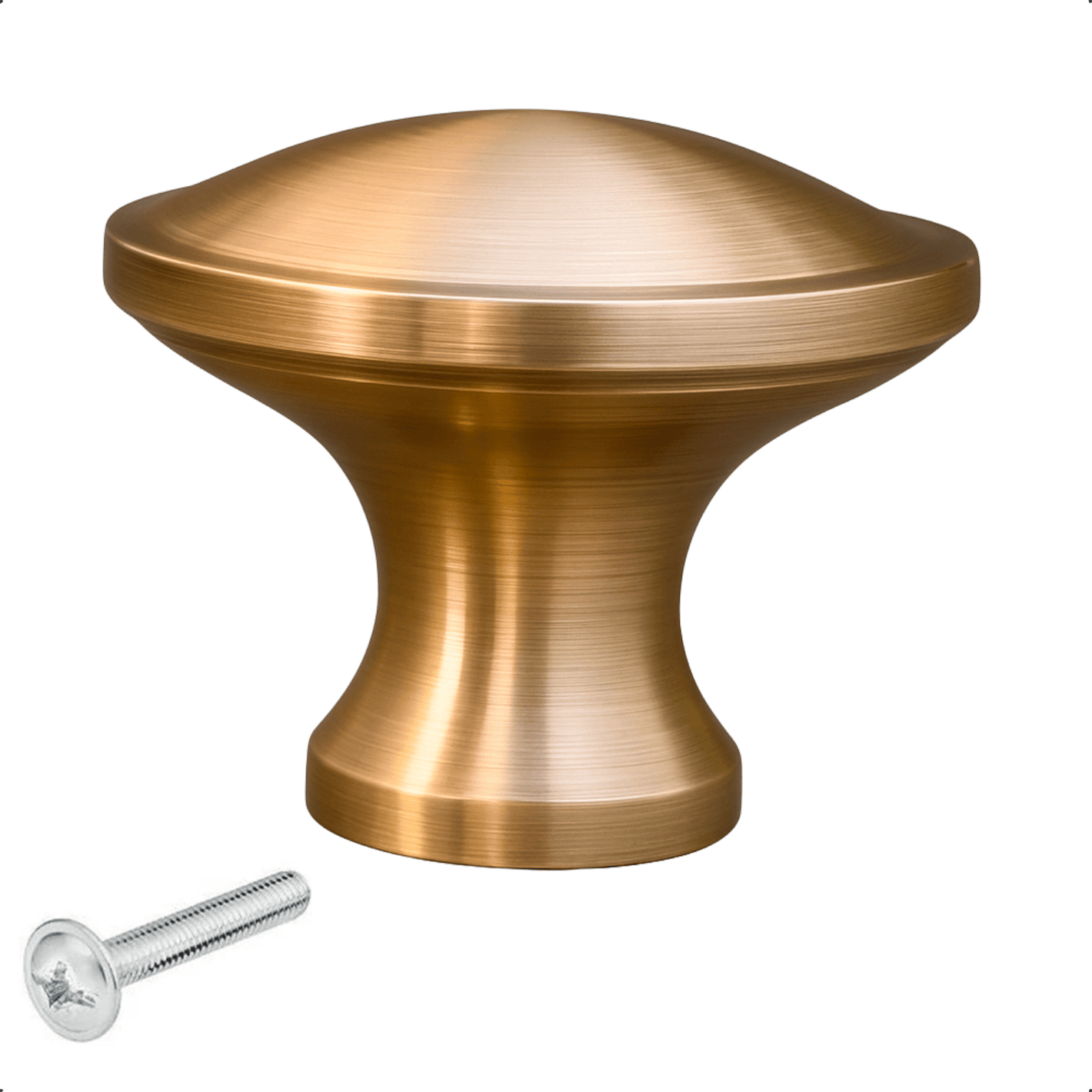 Deurknop 32mm Goud – Rapid - BY MJM - GMJ92