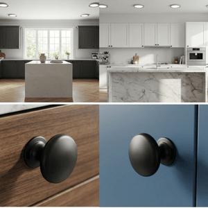 Deurknop Macon 27 mm – Zwart - BY MJM - GMJ01