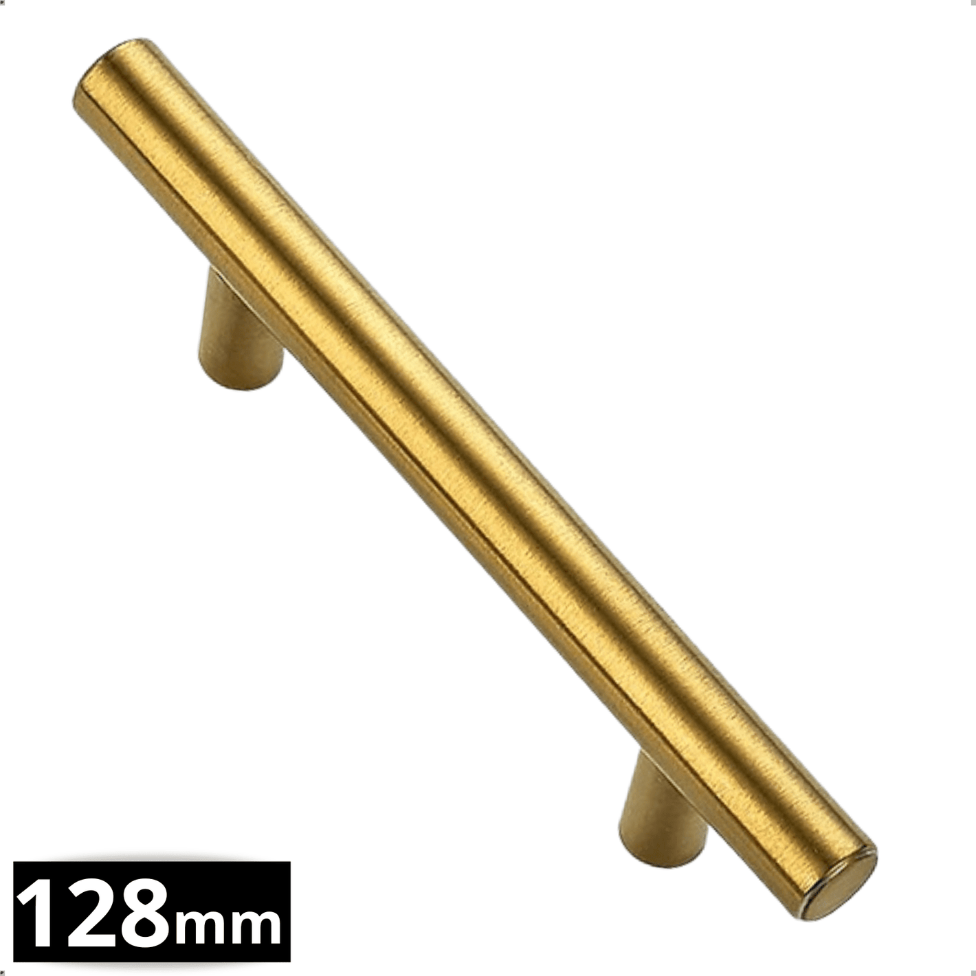 Handgreep 128mm RVS Goud – Denver - BY MJM - GMJ43